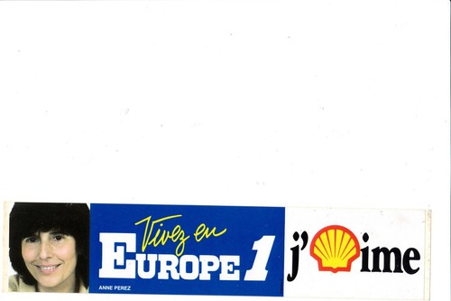Autocollant radio europe - europe, 1