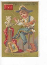 CHROMO MINISTERE DES BEAUX ARTS  PEINTRE SCULPTEUR