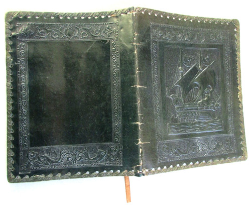 Protège livre peau cuir - protège,