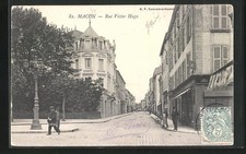 CPA Macon, Rue Victor Hugo 1907 