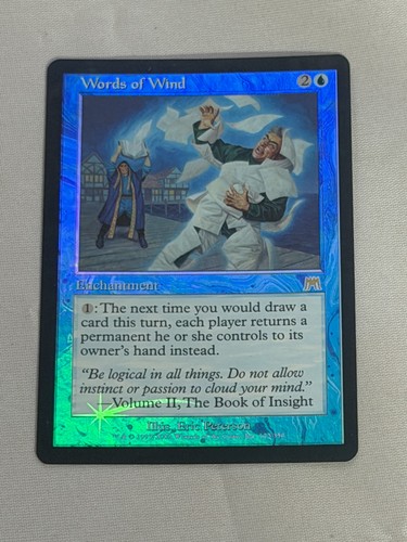 Mtg foil words - foil, wind