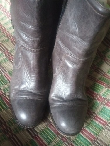 Bottines cuir taille - 🎀,