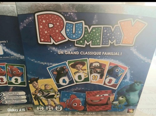 Disney pixar rummy jeu - rummy,