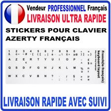 Autocollant Stickers Etiquettes AZERTY Pour Clavier Ordinateur PC Français