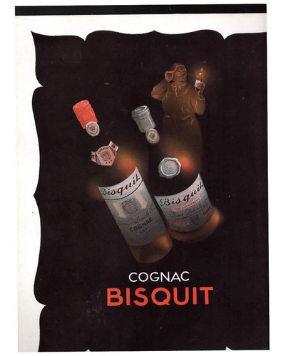 Publicite cognac bisquit - ,