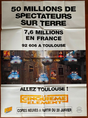 Affiche cinquieme element - le,
