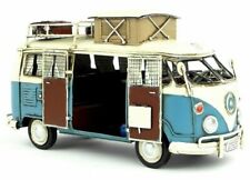 Camper Van En Métal Échelle 1:18 Circa 1962, Figurine D'Art Automobile Hippie