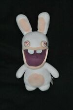 Peluche doudou lapin crétin JEMINI Ubisoft blanc beige 28 cm TTBE