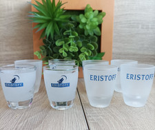 Lot 8 petits Verres Shots Eristoff