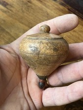 ☺️ JOUET ANCIEN TOUPIE ANCIENNE EN BUIS