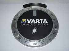 ancien présentoir distributeur tourniquet pile montre varta / belle état / 42cm