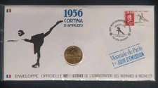 Enveloppe Monnaie De Paris Timbre N° 2678 JO JEUX OLYMPIQUES ALBERTVILLE 1992
