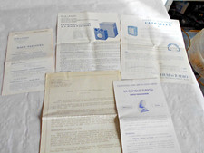 Brochures Hi-Fi vintage haut-parleurs Elipson Ultraflex Studium Film et Radio Paris