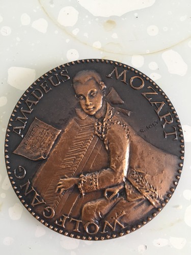 Medaille wolfgang amadeus - medaille,