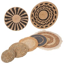 7 Pcs Ensemble De Décoration Murale Bohème Tenture Pendaison Tissée