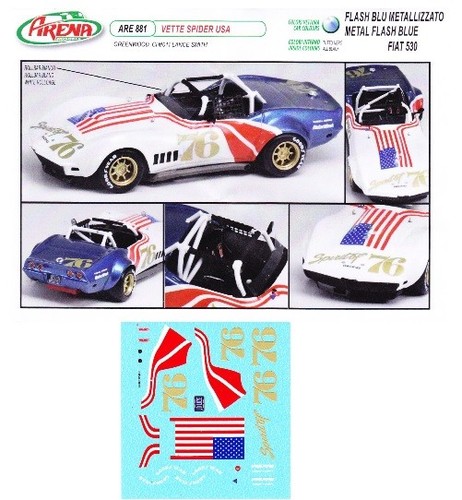 Decal corvette 76 john - c3, #76