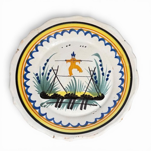 Assiette funambule en - au,