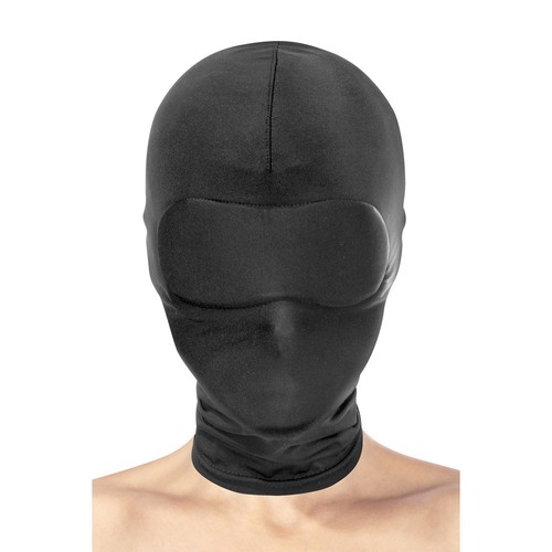 Cagoule bdsm noire - noire, en