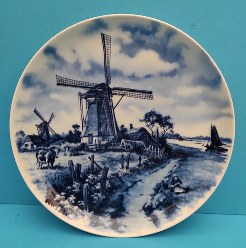 Assiette delft bleu hollande - bleu,,