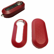 Coque ROUGE POUR CLÉ Télécommande Fiat 500 Panda Ducato Brava Stilo Bravo