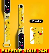 Montre Digitale Pokémon Pikachu LED Étanche Enfant Bracelet Électronique Cadeau