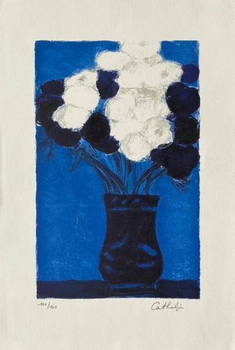Bernard cathelin anémones - cathelin,,