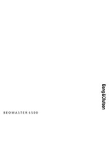 Bedienungsanleitung-Operating Instructions Bang Olufsen Beomaster 6500