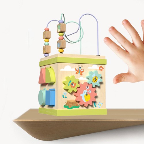 Cube activités bois - d'activités, en