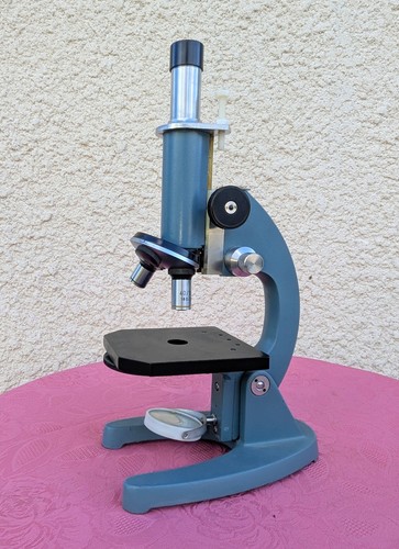 Microscope vintage inclinable - microscope,