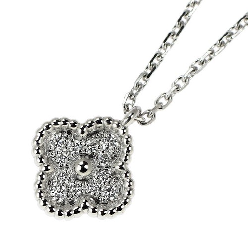 Collier pendentif diamant van - collier,