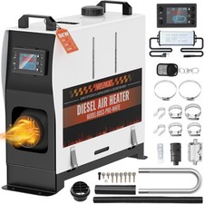 Chauffage à air Diesel Portable 8KW 230v,Téléc,écran LCD,18à40°,Velpax