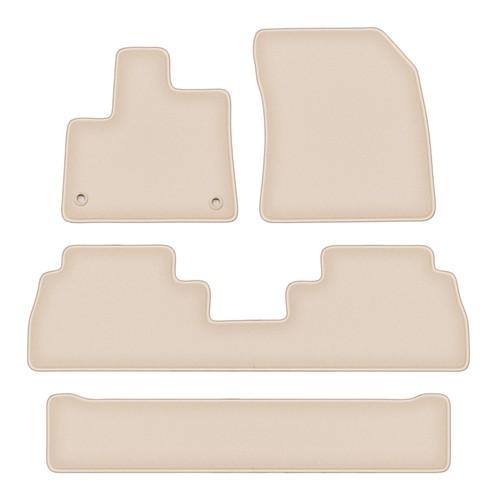 Tapis sol velours beige - de,