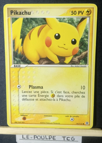 Carte pokemon pikachu - pikachu, 74/112