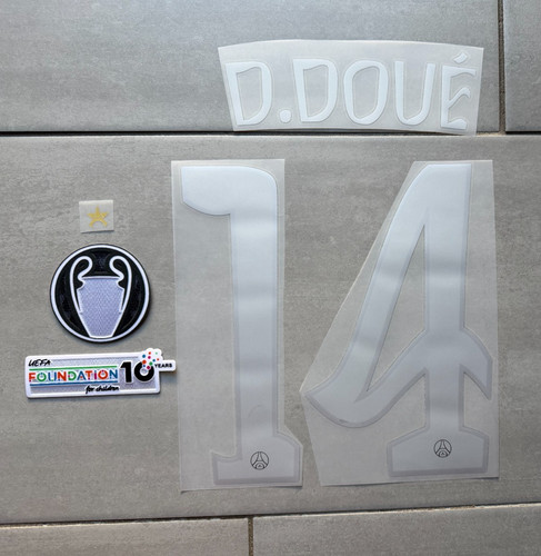 Flocage doue psg maillot - #14,