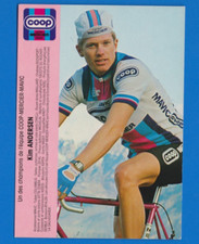 Cyclisme carte cycliste kim - carte,