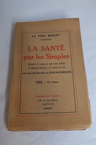 Rare ancien livre la sante - ancien,