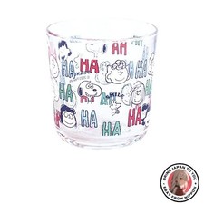 Nouveau gobelet en verre large Kaneshotouki "PEANUTS" Snoopy and Friends env.