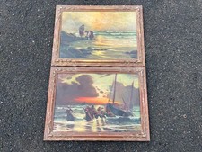 Paire de tableaux XIX –