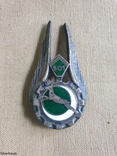 Insigne 501 regiment - 501, train