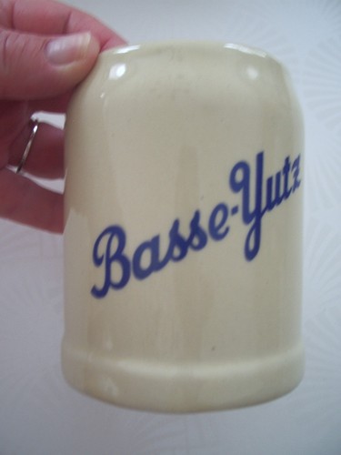 Chope biere grès basse - biere,