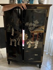 Meuble chinois laqué - , noir