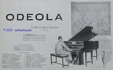 PUBLICITE ODEOLA PIANO A QUEUE