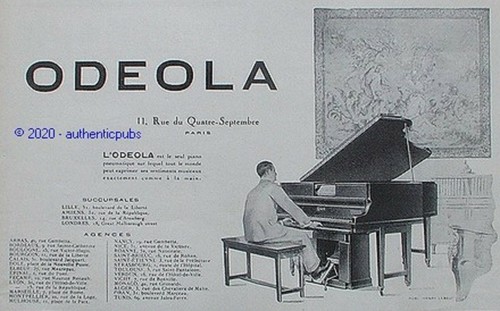 Publicite odeola piano - publicite,