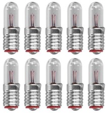 10x Lampe Miniature E5 Ampoule