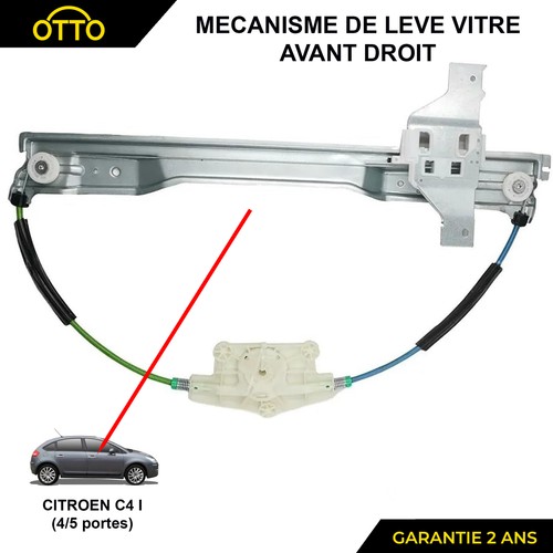 Lève vitre avant droit pour - vitre,