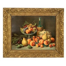 Chromolithographie. Nature morte aux fruits, d’après Falchetti