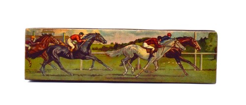Ancien plumier carton bouilli