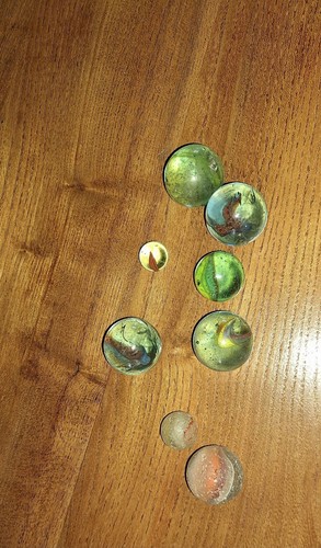 Lot billes verre - billes,