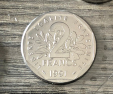 2 FRS SEMEUSE 1991 FRAPPE MEDAILLE SOUS SCELLÉ