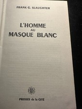 LIVRE ANCIEN L'HOMME AU MASQUE